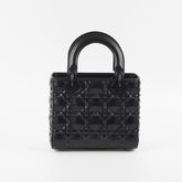 Christian Dior My ABC  Lady Dior Calfskin Small Cannage Bag Black